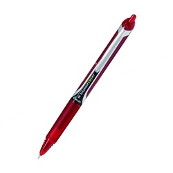 PILOT V10 RT Retractable n Refillable Roller Ball Pen - Red